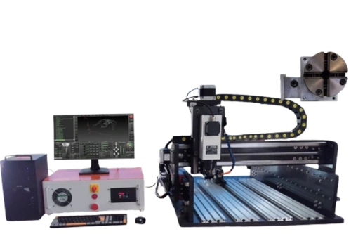 CarbonCut 6040 Pro — Compact Desktop 4-Axis Gantry CNC Router for Carbon Fibre, Fibre Glass and Composite Milling by Akriti Precision Systems